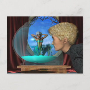 Andrews Aquarium Fantasy Art Postcard