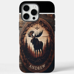 Andrew's Woodland Moose iPhone 16 Pro Max Case
