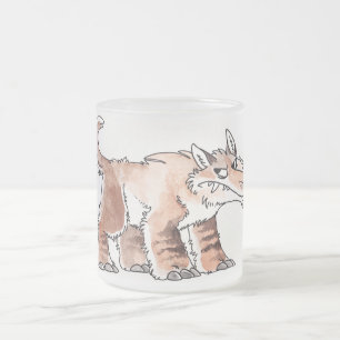 Andrewsarchus Frosted Glass Coffee Mug