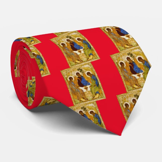 Andrey Rublev , "Holy Trinity" Tie (Rolled)
