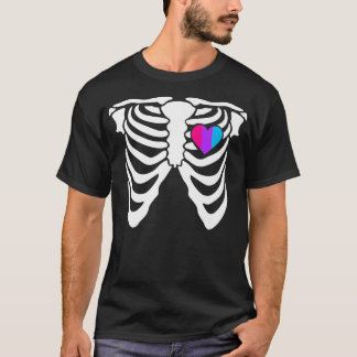 Androgyne  Gay Skeleton  Nonbinary Gender  T-Shirt