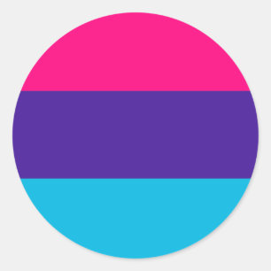Androgyne Pride Flag Classic Round Sticker