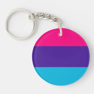 Androgyne Pride Flag Key Ring