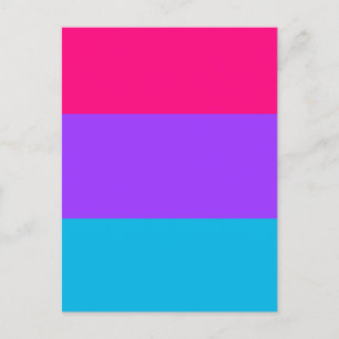 Androgyne Pride Flag Postcard