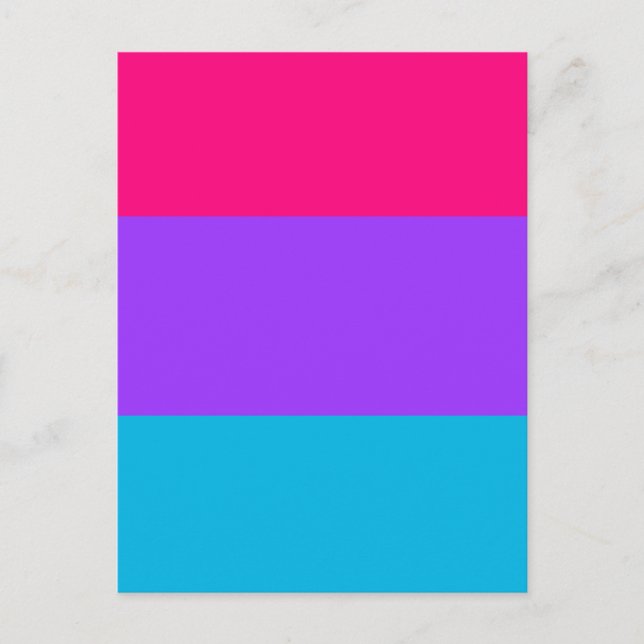 Androgyne Pride Flag Postcard (Front)