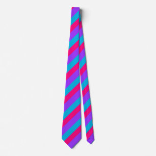 Androgyne Pride Flag Stripes Tie