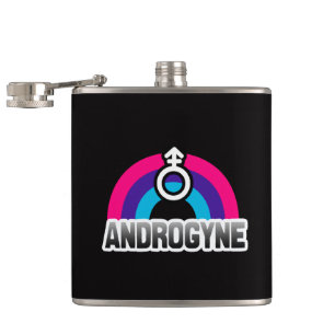 Androgyne Pride Hip Flask