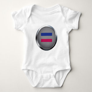 ANDROGYNOUS MEDALLION BABY BODYSUIT