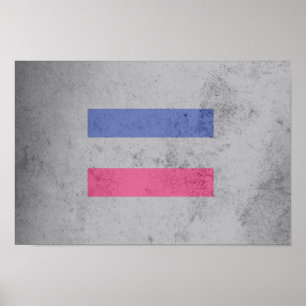 ANDROGYNOUS PRIDE FLAG POSTER