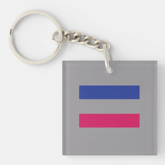 ANDROGYNOUS PRIDE KEY RING (Front)