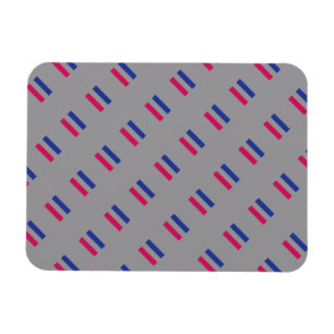 ANDROGYNOUS PRIDE PATTERN MAGNET
