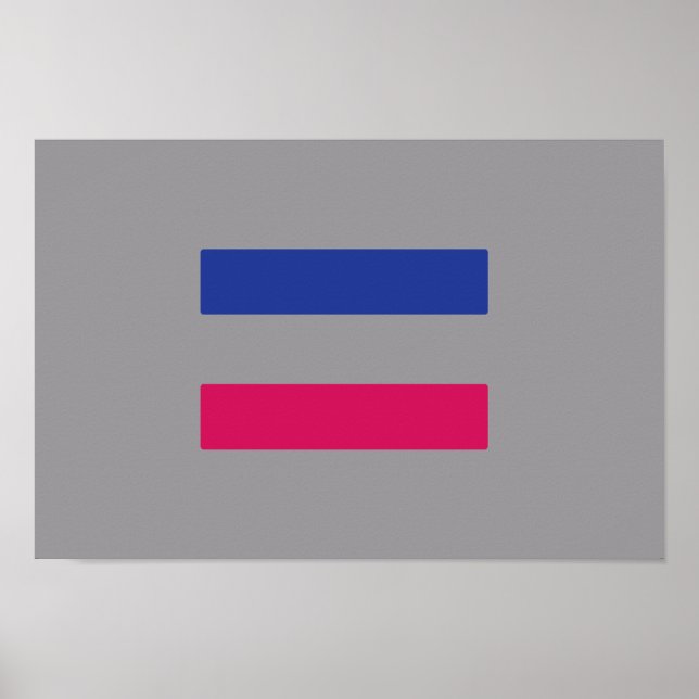 ANDROGYNOUS PRIDE PATTERN POSTER (Front)