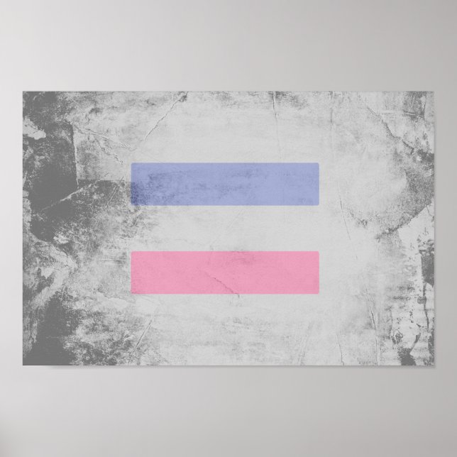 ANDROGYNOUS PRIDE PATTERN POSTER (Front)