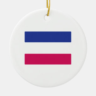 ANDROGYNOUS SYMBOL CERAMIC TREE DECORATION