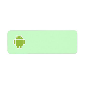Android address label