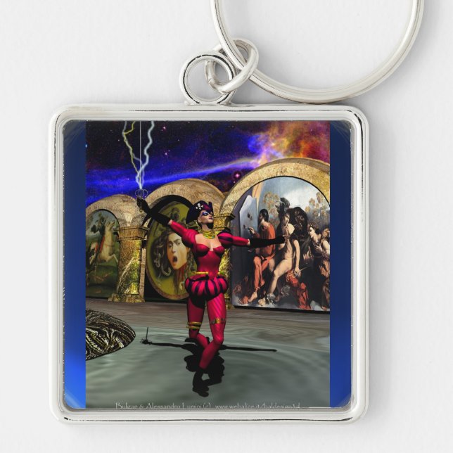 ANDROID BALLET , Science Fiction Key Ring (Front)