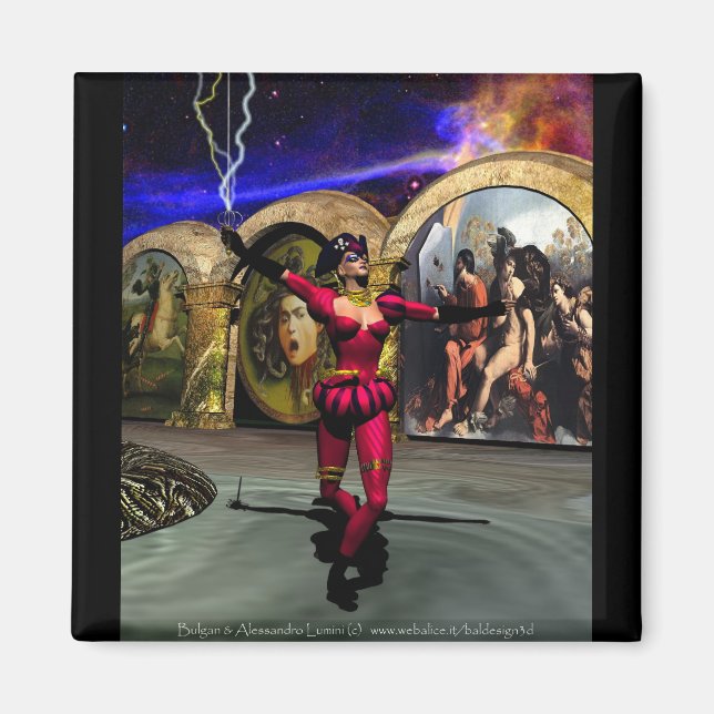 ANDROID BALLET , Science Fiction Magnet (Front)