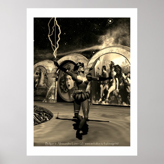 ANDROID BALLET , Science Fiction Poster (Front)