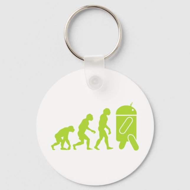 Android Evolution Key Ring (Front)