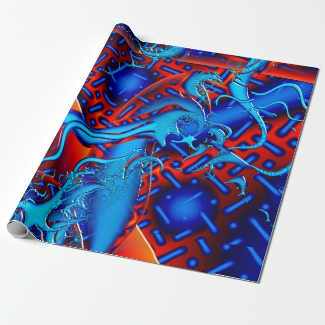 Android Fused Wrapping Paper (Unrolled)