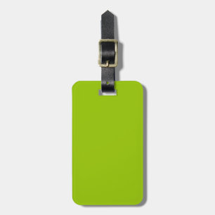 Android Green Colour Background Ready to Customise Luggage Tag
