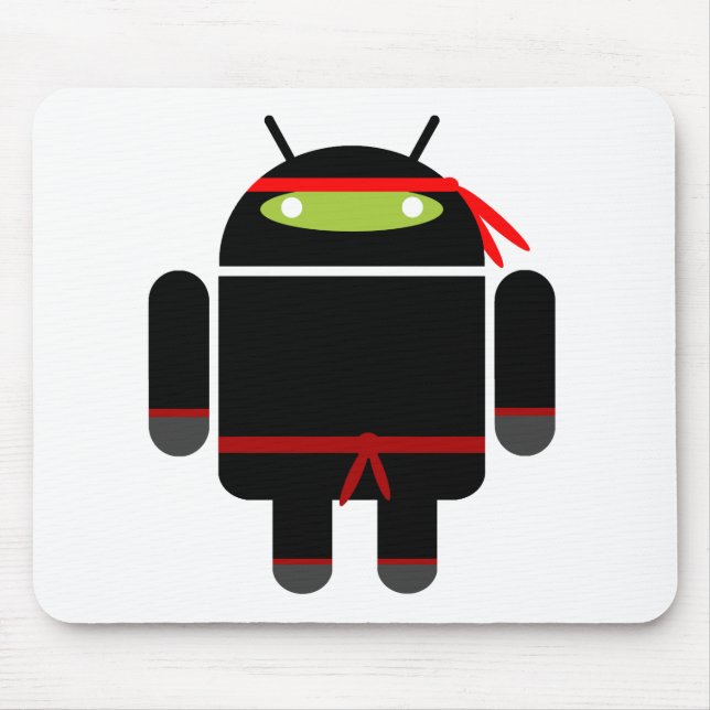 Android Ninja Mouse Mat (Front)