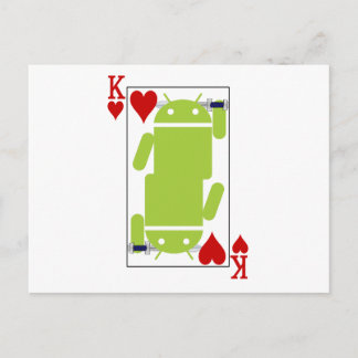 Android of Hearts Postcard