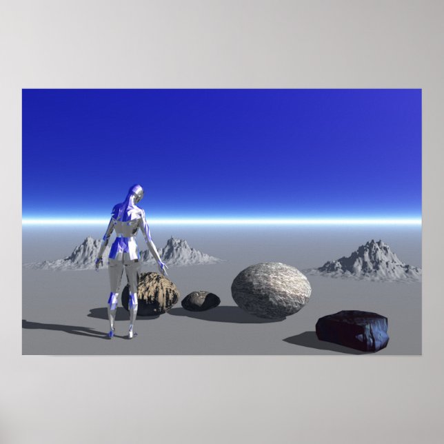 Android on the Blue Planet Poster (Front)