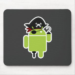 Android Pirate Mouse Mat