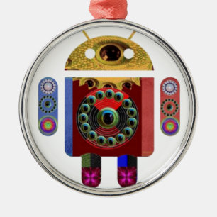 ANDROID Robot Metal Tree Decoration