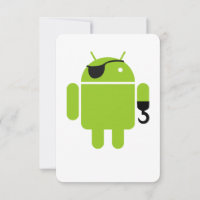 Android Robot Mighty Pirate