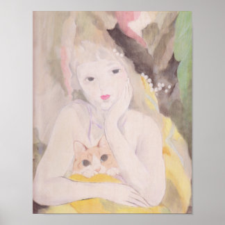 Andromed et chat Marie Laurencin Poster