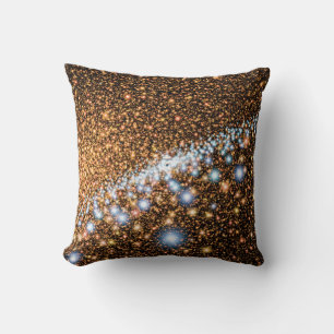 Andromeda Black Hole Blue Stars - Artist Concept Cushion