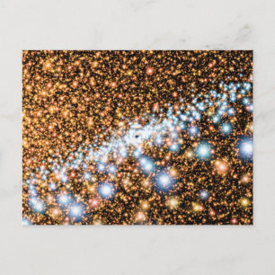 Andromeda Black Hole Blue Stars - Artist Concept Postcard
