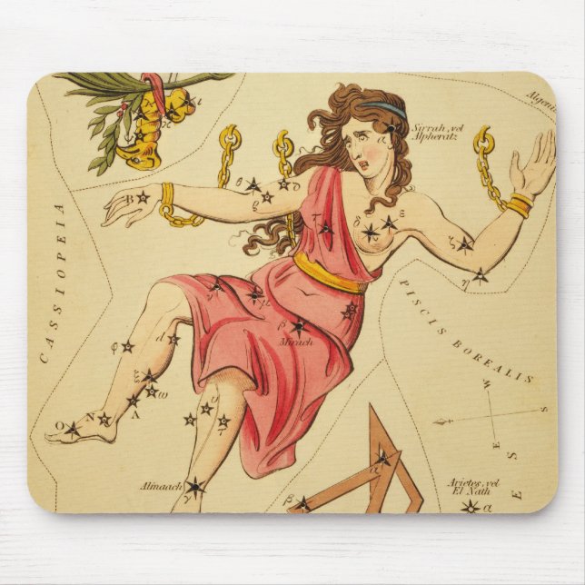 Andromeda Constellation Mouse Mat (Front)