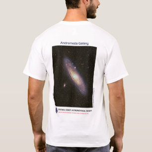 Andromeda Galaxy By Lee Coombs Front and Back Tee
