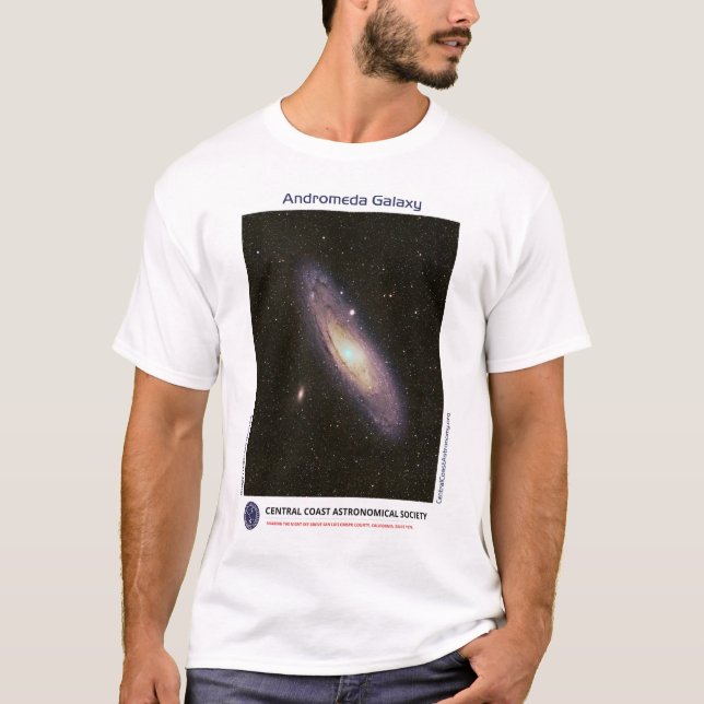 Andromeda Galaxy by Lee Coombs Front Tee (Front)