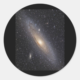 Andromeda Galaxy Classic Round Sticker