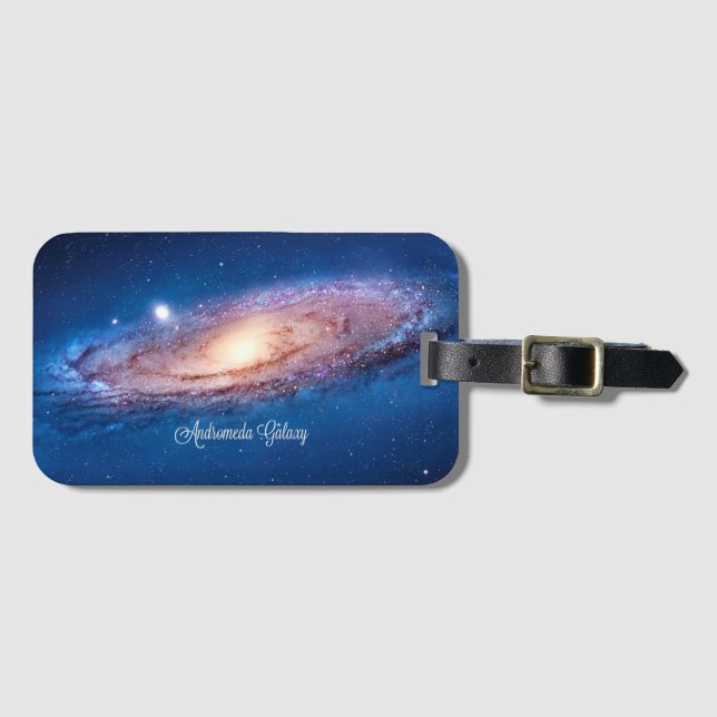 Andromeda Galaxy Luggage Tag (Front Horizontal)