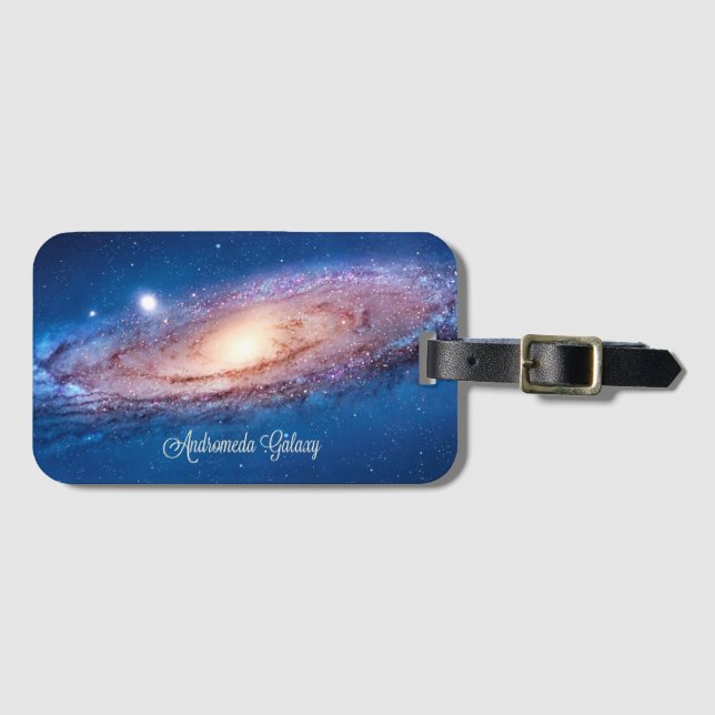 Andromeda Galaxy Luggage Tag (Front Horizontal)