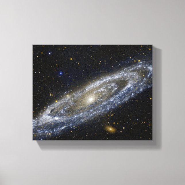 Andromeda galaxy milky way cosmos universe canvas print (Front)