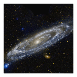 Andromeda galaxy milky way cosmos universe photo print