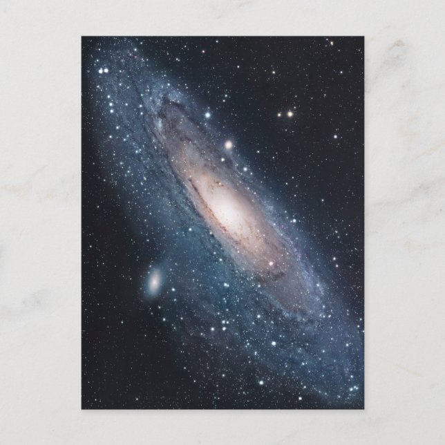 andromeda galaxy milky way cosmos universe postcard (Front)