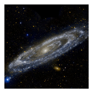 Andromeda galaxy milky way cosmos universe poster
