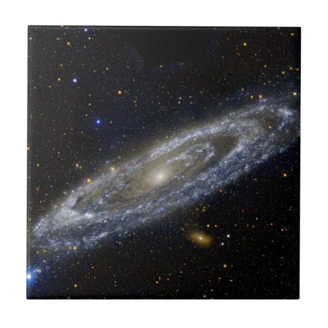 Andromeda galaxy milky way cosmos universe tile (Front)