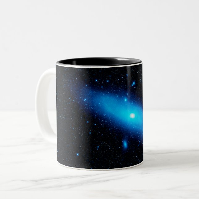 Andromeda galaxy space science astronomy universe  Two-Tone coffee mug (Front Left)