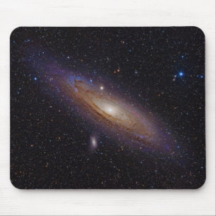 Andromeda Galaxy taken with hydrogen alpha filter Mouse Mat