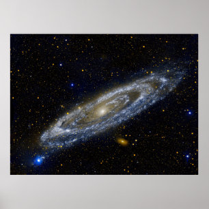 Andromeda Galaxy Ultraviolet View , ZGOS Poster
