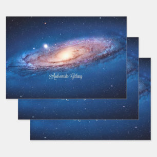 Andromeda Galaxy Wrapping Paper Sheet