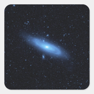 Andromeda galaxy's older stellar population square sticker